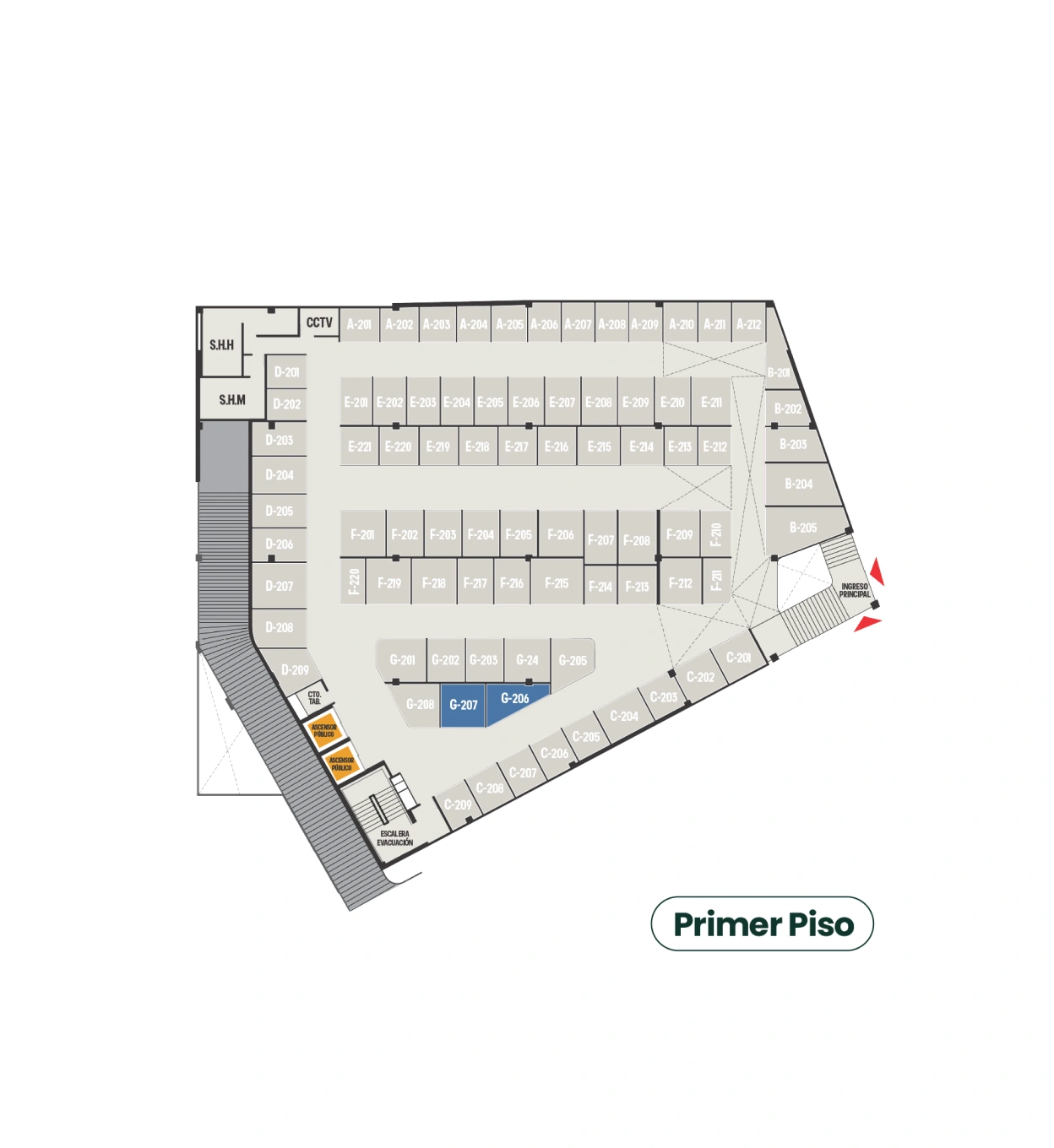 Mapa de Agencia de viajes